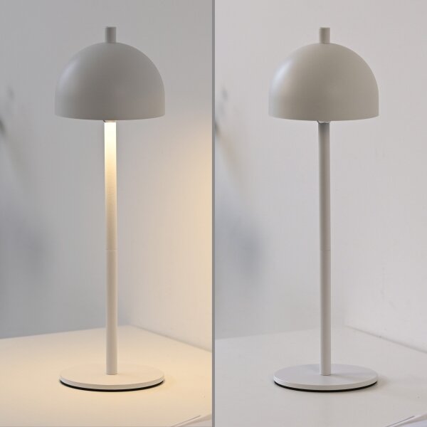 Schöner Wohnen 19244-16 - LED stmievateľná stolová lampa BELLIS LED/2,5W/5V IP54 biela