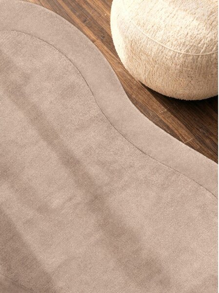 Béžový ručne tkaný koberec s prímesou vlny 125x200 cm Kari Organic – Villeroy&Boch