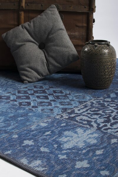Gobelin indigo blue koberec