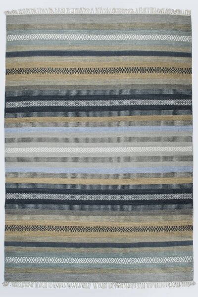 Denver blue/sand koberec