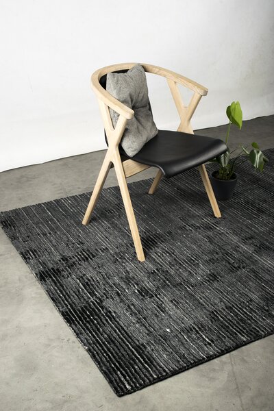 Bergen black/grey koberec