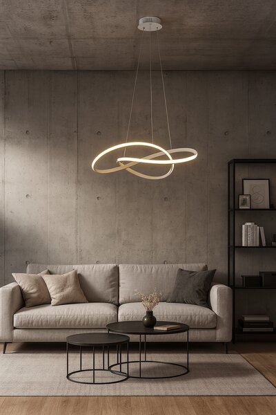 Italux PND-19221-WH LED závesné stropné svietidlo Consa | 40W LED | 3400lm | 3000K