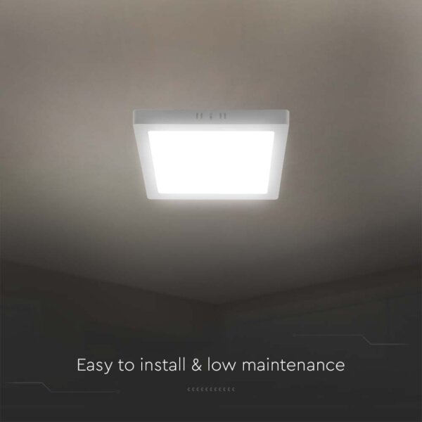 LED Stropné svietidlo LED/6W/230V 4000K 12x12 cm biela