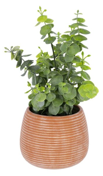 Umelý eukalyptus v keramickom kvetináči Kave Home
