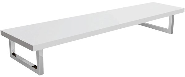 CERANO - Doska pod umývadlo Navira Pro + 2+1 podporné konzoly - biela matná - 140x3,6x46 cm