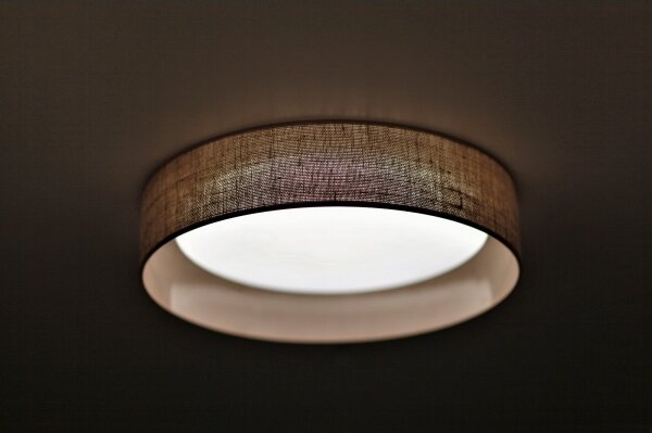 Duolla - LED Stropné svietidlo ROLLER LED/24W/230V svetlo pr. 45 cm hnedá