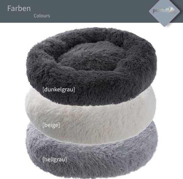PETSTUFF pelech pre psa, okrúhly, tmavo- šedý, 60 cm