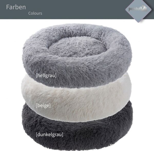 Petstuff pelech pre psa, okrúhly, svetlo šedý, 60 cm