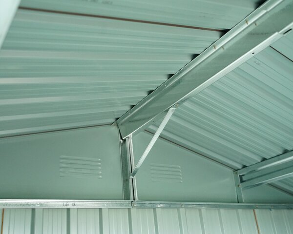 Záhradný domček BestBerg ZDB-9D / 9 m² / 279 x 324 x 211 cm / dekor červené drevo / hnedá