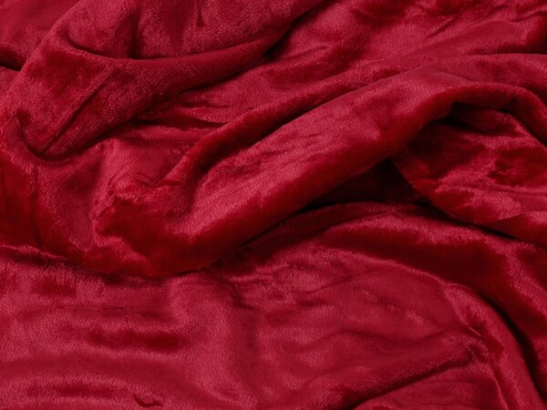 Dreamy Linens Mikroflanelová deka, červená Dreamy Linens
