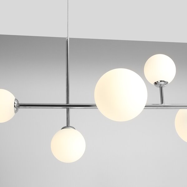 Aldex DIONE 6 | Elegantná závesná lampa so šiestimi tienidlami Farba: Zlatá