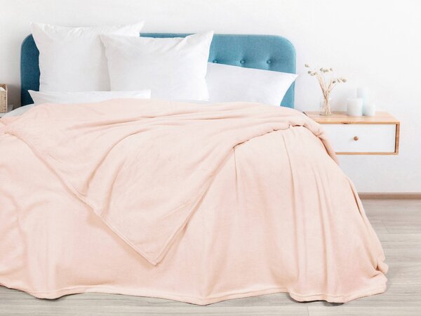 Dreamy Linens Mikroflanelová deka, ružová Dreamy Linens