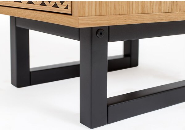 Komoda v dubovom dekore Woodman Camden Diamond, 40 x 123 cm