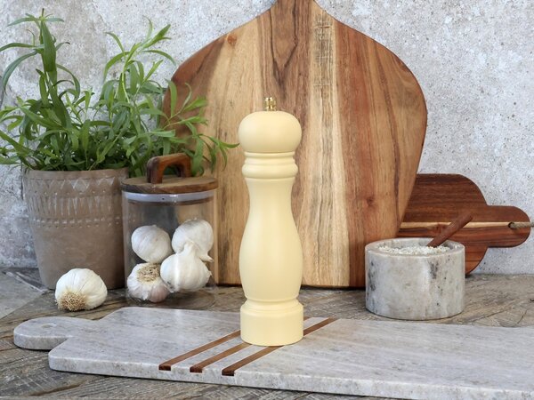 Medový drevený mlynček na soľ / korenie Grinder - Ø 5*20 cm - Chic Antique