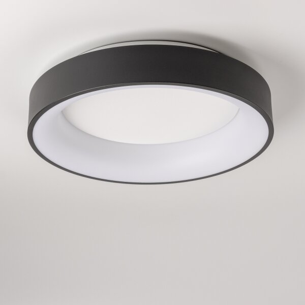 Brilagi - Stmievané LED stropné svietidlo LED/40W/230V 3000-6500K čierna + diaľkové ovládanie