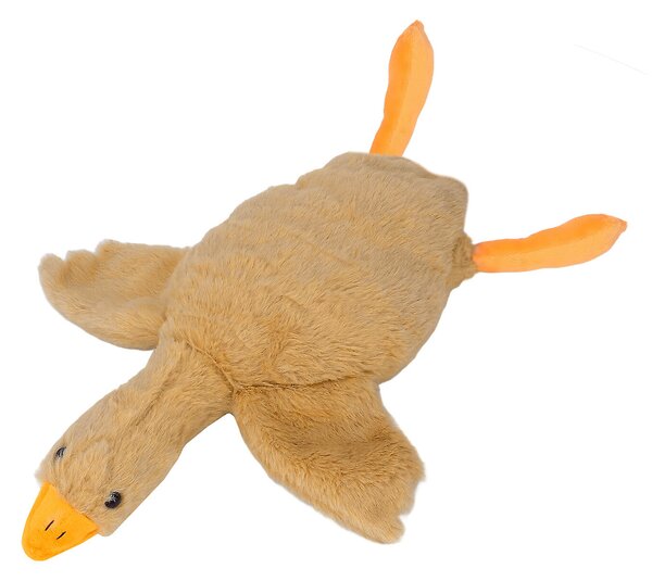Aga4Kids Plyšový vankúš Kačica Hnedá 90 cm