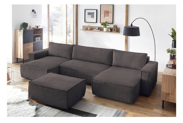 Taupe menčestrová podnožka Nihad – Bobochic Paris