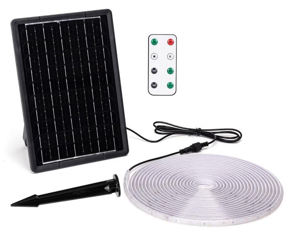 Aigostar - LED Stmievateľný solárny pásik LED/10W/3,2V 10 m 6500K IP65 + DO