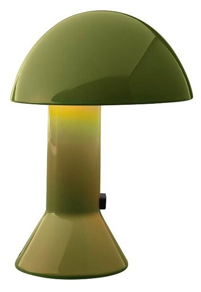 Martinelli Luce Elmetto – stolná lampa, zelená