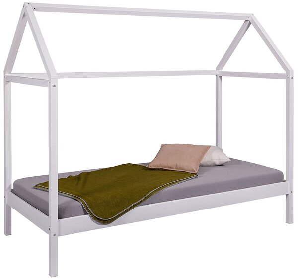 Domčeková posteľ I z masívu 90x200cm Sully - biela