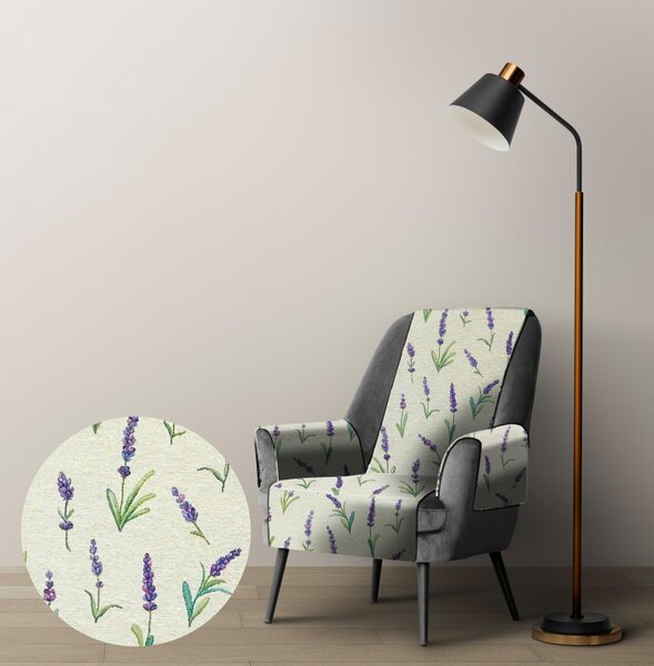 Ervi Gobelínový prehoz na kreslo - Levanduľová elegancia