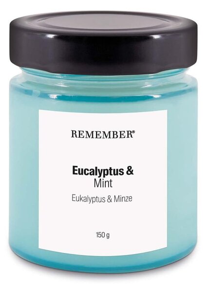 Vonná sójová sviečka doba horenia 35 h Eucalyptus & Mint - Remember