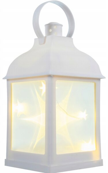Ruhhy 20589 Dekoračná LED Lampáš 22 cm biela
