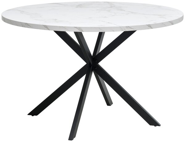 JEDÁLENSKÝ STÔL, čierna, biela, 120/120/75 cm MID.YOU - Stoly, Online Only