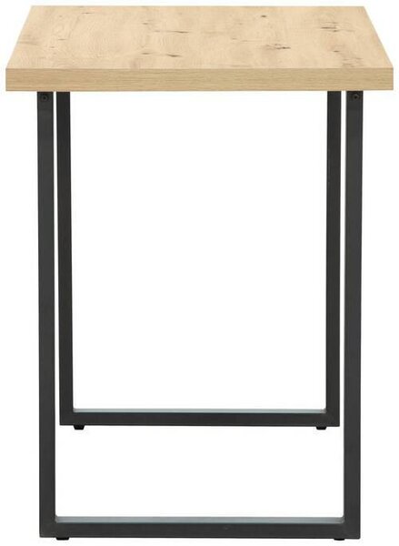 PÍSACÍ STÔL, čierna, farba duba, 120/60/75 cm Livetastic - Online Only kancelárie, Online Only