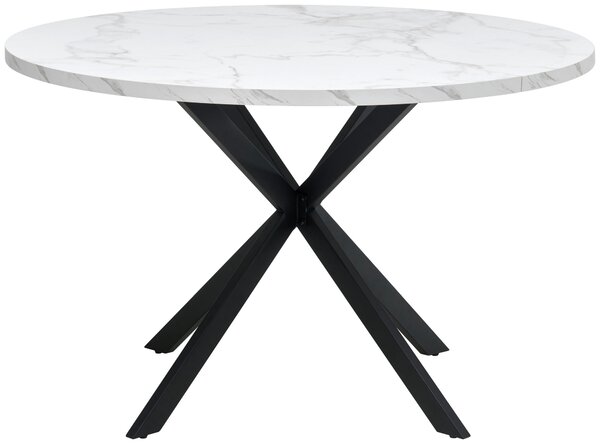 JEDÁLENSKÝ STÔL, čierna, biela, 120/120/75 cm MID.YOU - Stoly, Online Only
