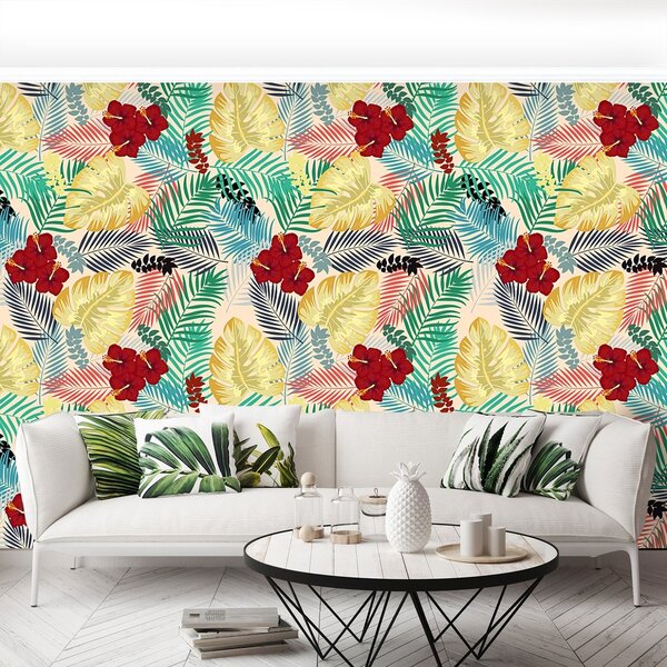 Fototapeta Vliesová Monstera kvety 104x70 cm