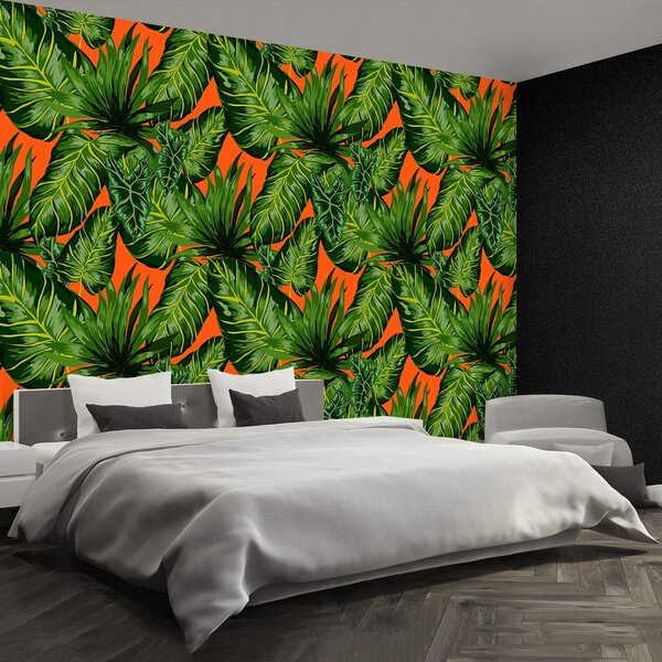 Fototapeta Vliesová Tropické listy 104x70 cm