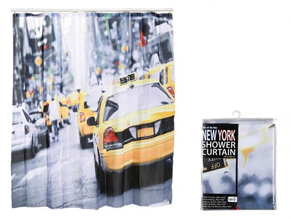 Kemis Záves do sprchy New York Taxi 180x180cm