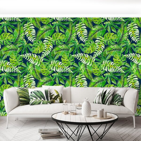 Fototapeta Vliesová Tropické listy 152x104 cm