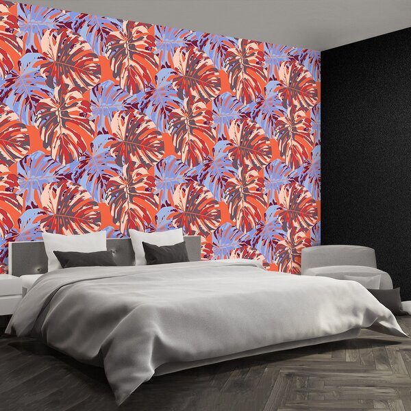 Fototapeta Vliesová Tropické listy 250x104 cm