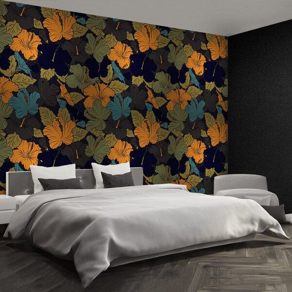 Fototapeta Vliesová Kvety ibišteka 152x104 cm