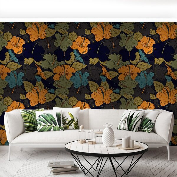 Fototapeta Vliesová Kvety ibišteka 152x104 cm