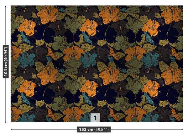 Fototapeta Vliesová Kvety ibišteka 152x104 cm