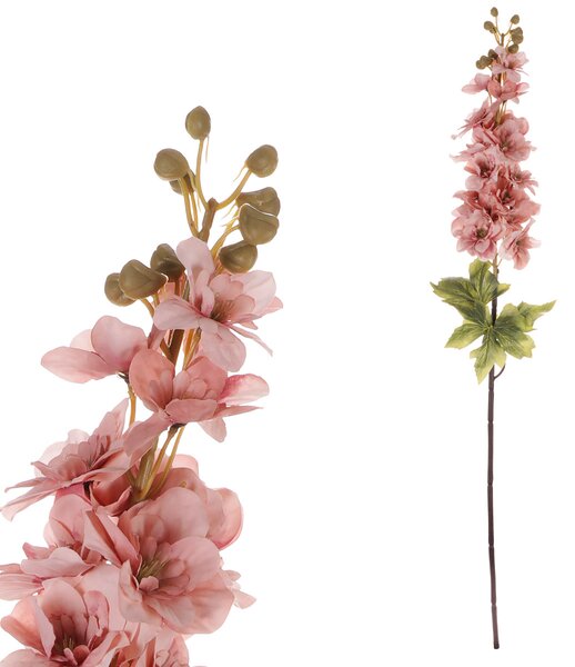 Umelá kvetina Ostrožka staroružová, 87 x 13 cm​