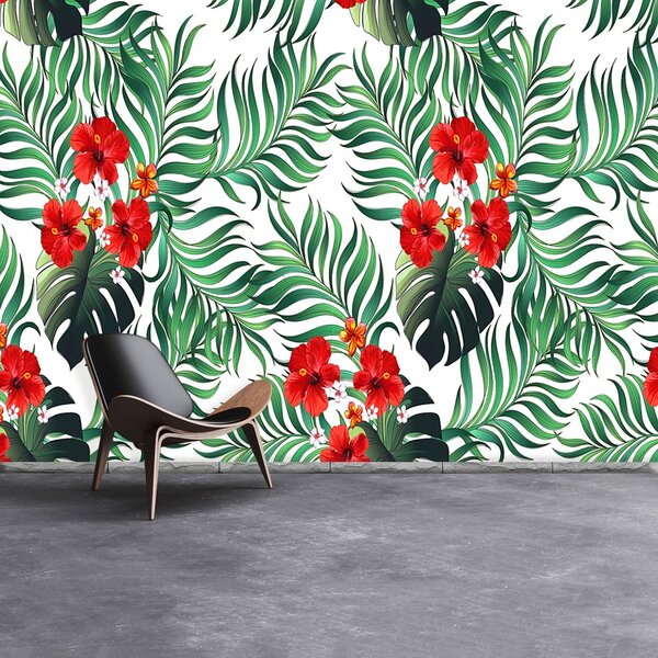 Fototapeta Vliesová Vzor džungle 250x104 cm