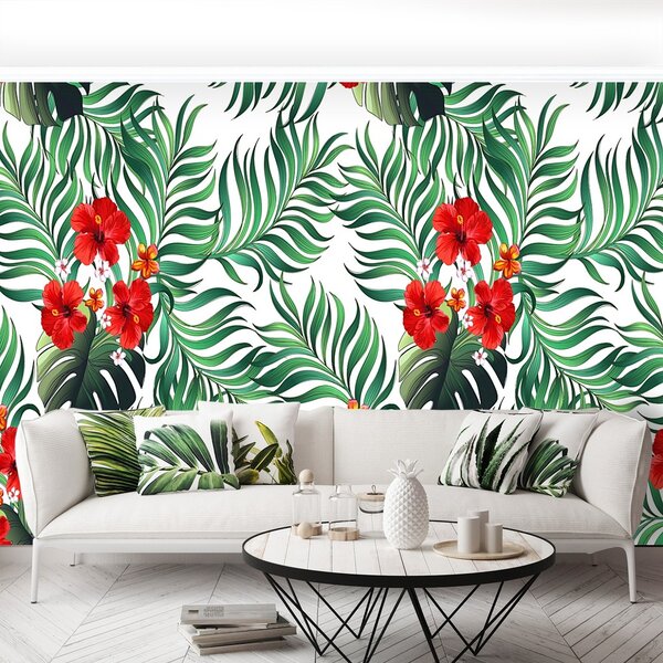 Fototapeta Vliesová Vzor džungle 250x104 cm