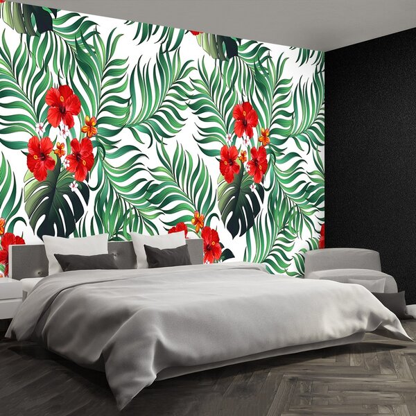 Fototapeta Vliesová Vzor džungle 250x104 cm