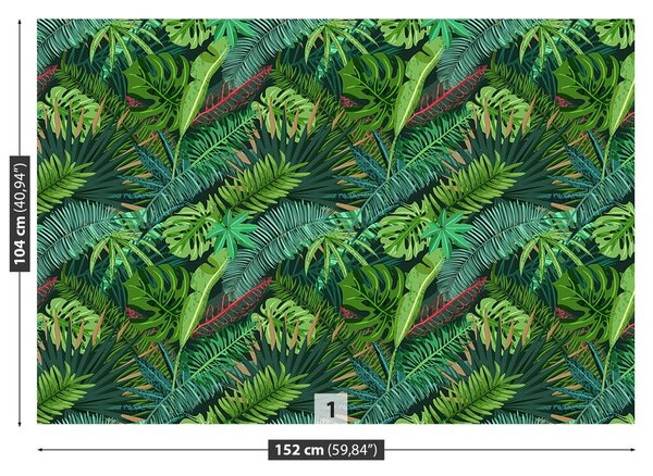 Fototapeta Vliesová Palmové listy 152x104 cm
