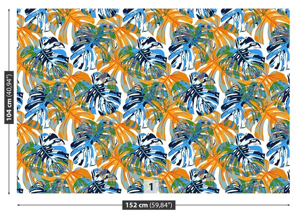 Fototapeta Vliesová Tropické listy 152x104 cm