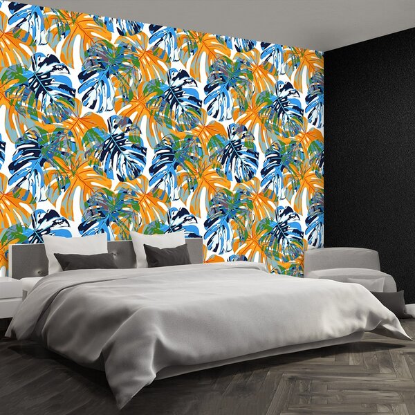 Fototapeta Vliesová Tropické listy 152x104 cm