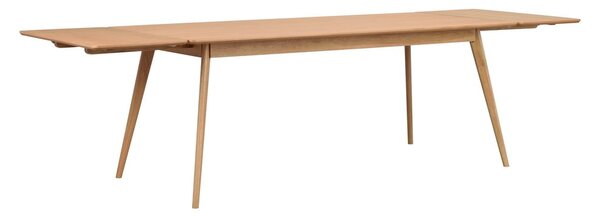 Rozkladací jedálenský stôl s doskou v dekore jaseňového dreva 190x90 cm Yumi - Rowico