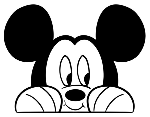 10x10cm Mickey - nálepka nad vypínač