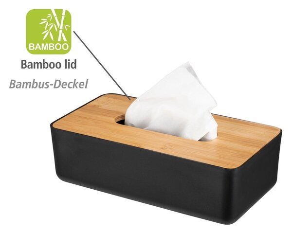 Plastovo-bambusový box na vreckovky Rotello - Wenko