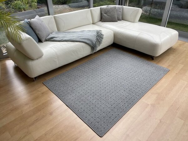 Vopi , Kusový koberec Udinese šedý, 57x120, šedá, chodba / predsieň