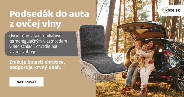 Podsedák z ovčej vlny 100x48 cm